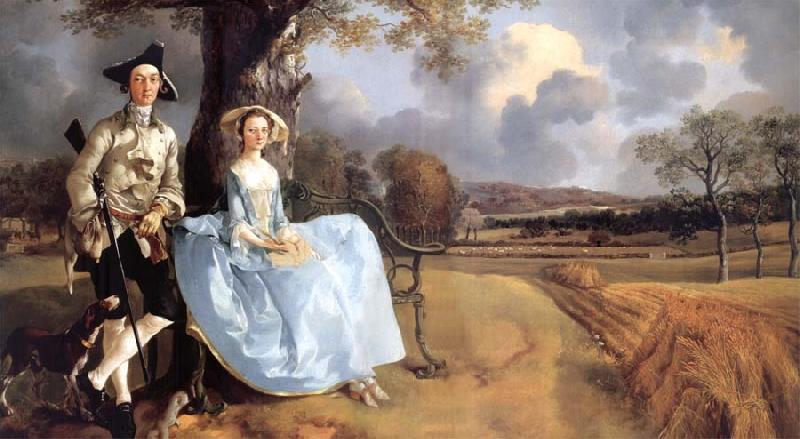 Thomas Gainsborough Portrait of Mr and Mrs Andrews France oil painting art